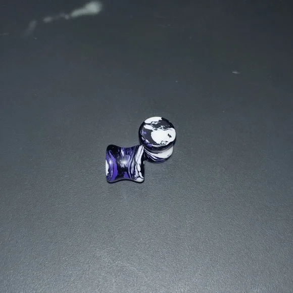 10mm Stone Ear Tunnels SET - Picture 2 of 6